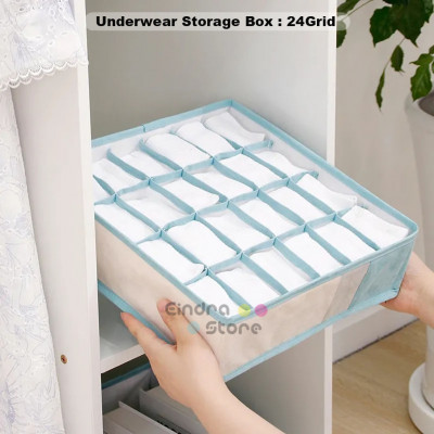 Underwear Storage Box : 24Grid
